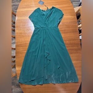 Women’s Just Fashion Now Elegant Green Dress NWT Size Large